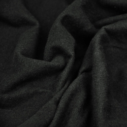 Flanellstoff / Baumwollflanell – weich – schwarz