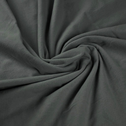 Flanellstoff / Baumwollflanell – weich –Grafit