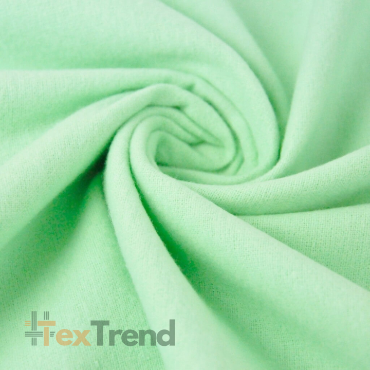 Flanellstoff / Baumwollflanell – weich –Minz