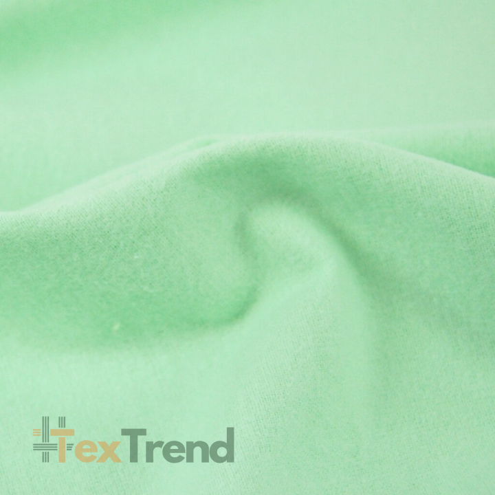 Flanellstoff / Baumwollflanell – weich –Minz
