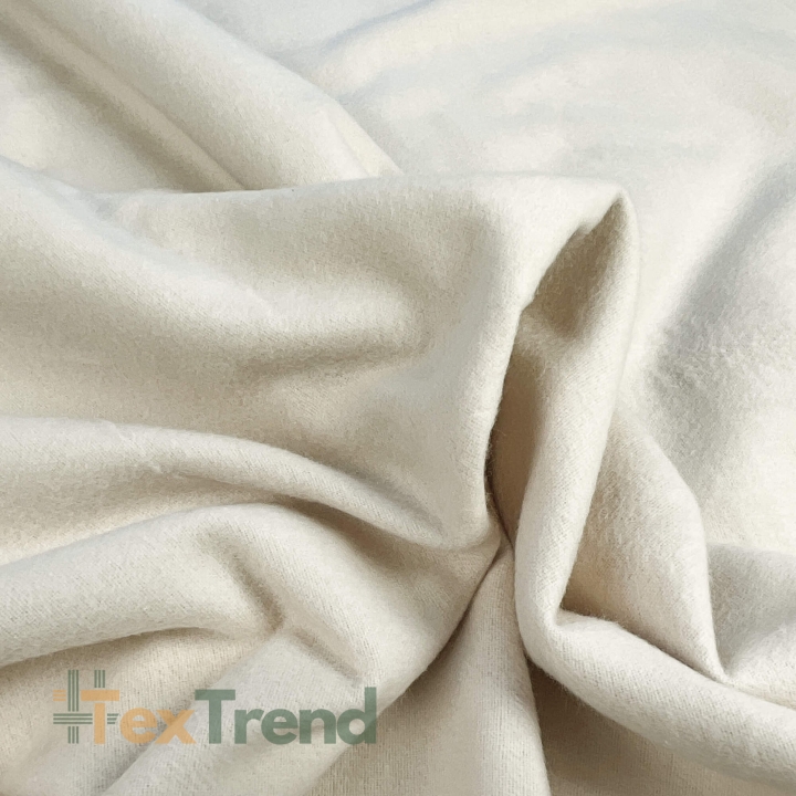 Flanellstoff / Baumwollflanell – weich – hellbeige