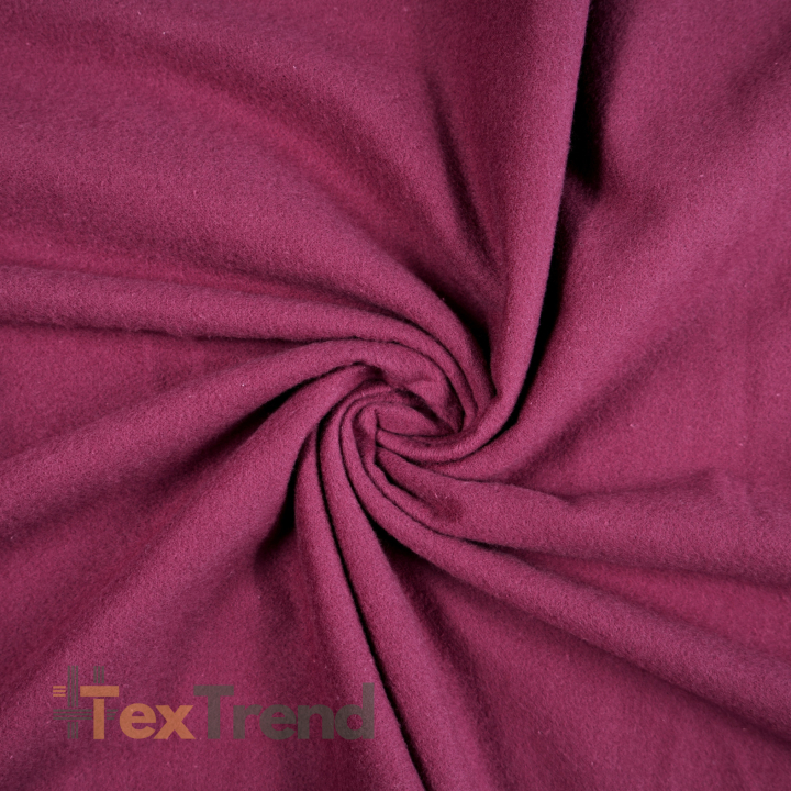 Flanellstoff / Baumwollflanell – weich – Bordeaux
