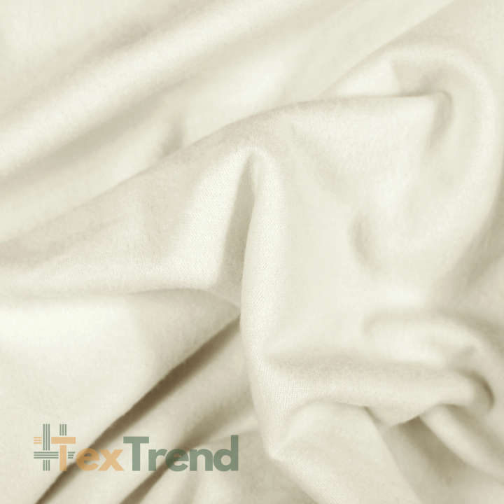 Flanellstoff / Baumwollflanell – weich – Vanille