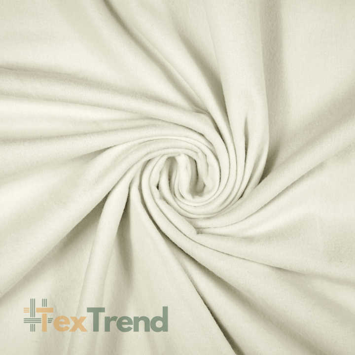 Flanellstoff / Baumwollflanell – weich – Vanille