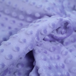 Minky Noppen Stoff / Minky Fleece – weich - helllila (Lavendel)