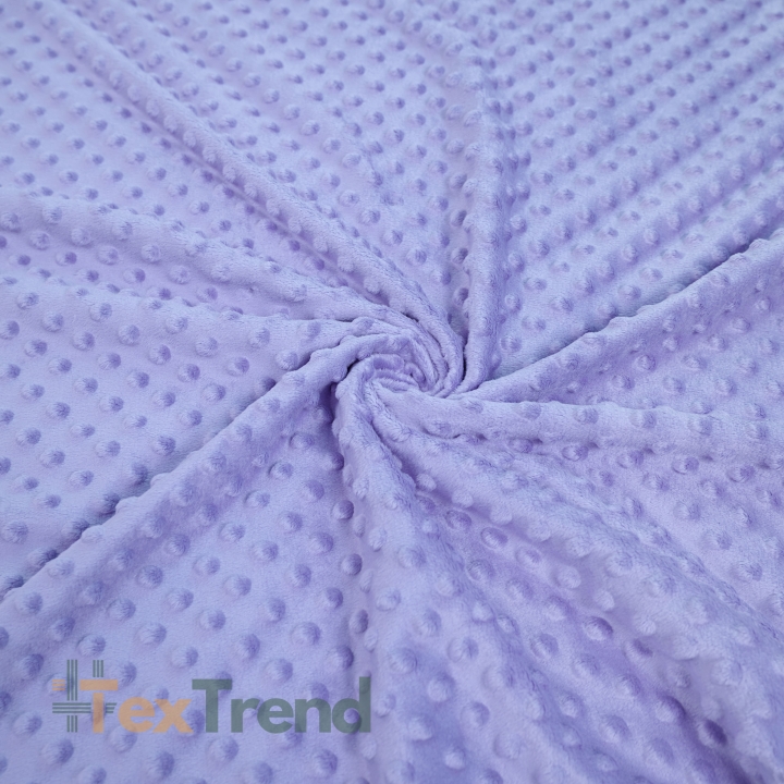 Minky Noppen Stoff / Minky Fleece – weich - helllila (Lavendel)
