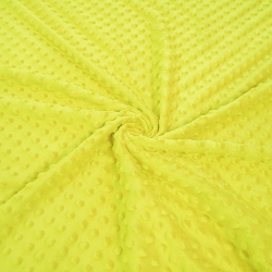 Minky Noppen Stoff / Minky Fleece – weich - Limette (Lime)