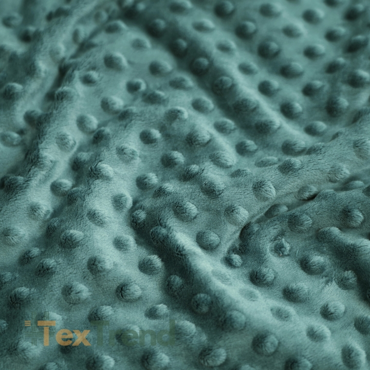 Minky Noppen Stoff / Minky Fleece – weich - salbeifarben (Jadeite)