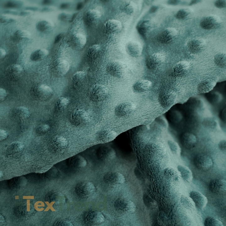Minky Noppen Stoff / Minky Fleece – weich - salbeifarben (Jadeite)
