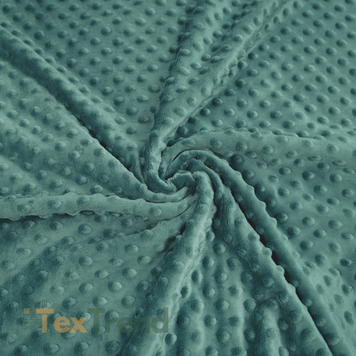 Minky Noppen Stoff / Minky Fleece – weich - salbeifarben (Jadeite)