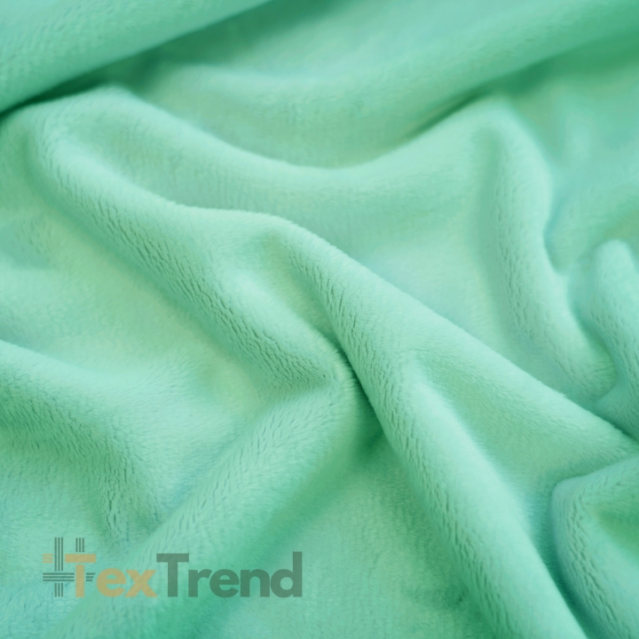Minky Stoff / Minky Fleece – glatt – mint (Beach Glass)