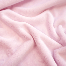 Minky Stoff / Minky Fleece – glatt – puderrosa (Blushing Bride)