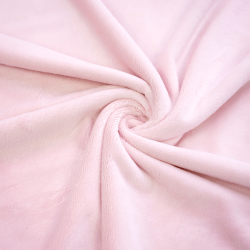 Minky Stoff / Minky Fleece – glatt – puderrosa (Blushing Bride)