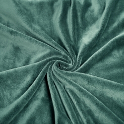 Minky Stoff / Minky Fleece – glatt – salbeigrün (Jadeite)