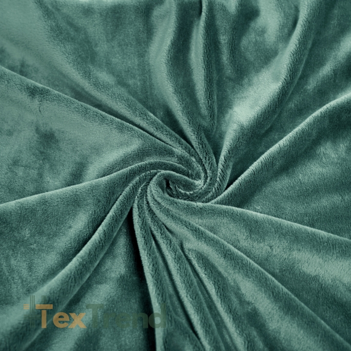 Minky Stoff / Minky Fleece – glatt – salbeigrün (Jadeite)