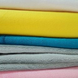 Minky Stoff / Minky Fleece – glatt – MIX Reste, Endstücke - 2kg