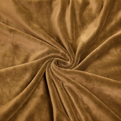 Minky Stoff / Minky Fleece – glatt – Rohrzucker (Brown Sugar)