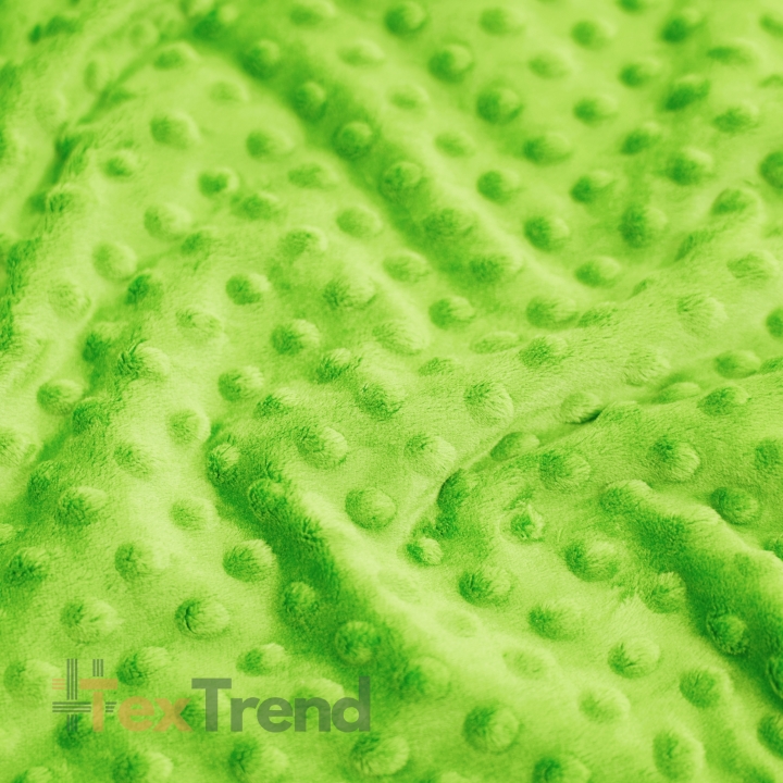 Minky Noppen Stoff / Minky Fleece – weich - hellgrün (Jasmine Green)