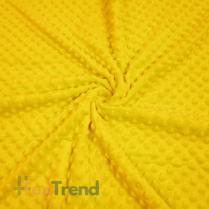 Minky Noppen Stoff / Minky Fleece – weich - gelb (Aspen Gold)