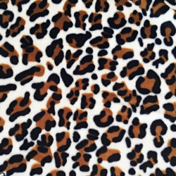 Kuschelfleece Stoff – Kinder Muster -  Muster Panther