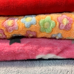 Kuschelfleece Stoff – Kinder Muster - MIX Reste, Endstücke - 1kg