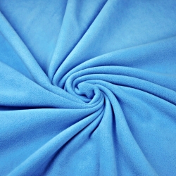 Bekleidungsfleece Stoff – blau