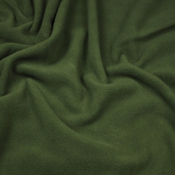 Bekleidungsfleece Stoff – khaki grün