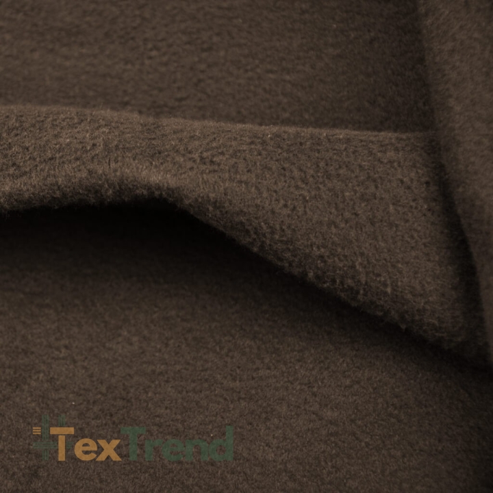 Bekleidungsfleece Stoff – braun