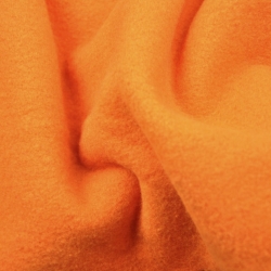 Bekleidungsfleece Stoff – orange