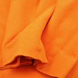 Bekleidungsfleece Stoff – orange