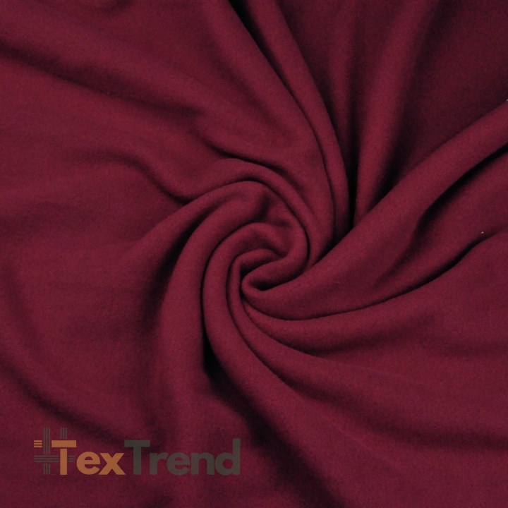 Bekleidungsfleece Stoff – bordeaux