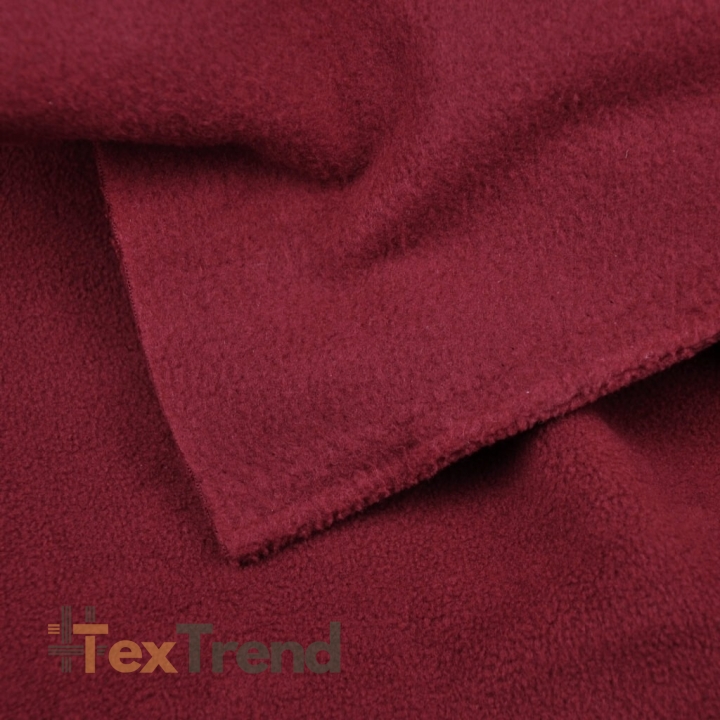 Bekleidungsfleece Stoff – bordeaux