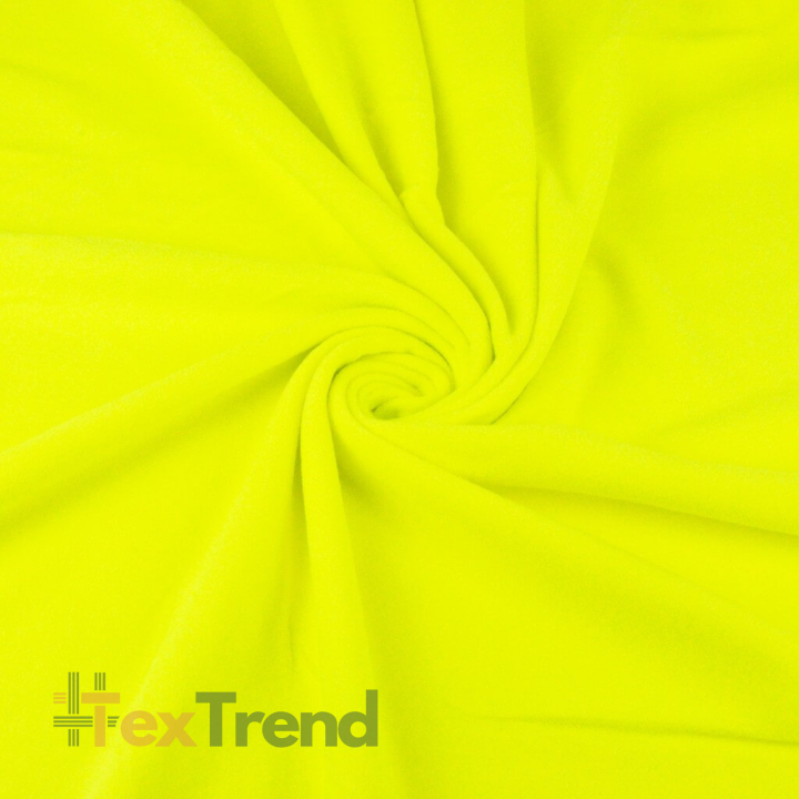 Bekleidungsfleece Stoff –  neonyellow