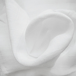 Baumwoll Mullstoff - weiß