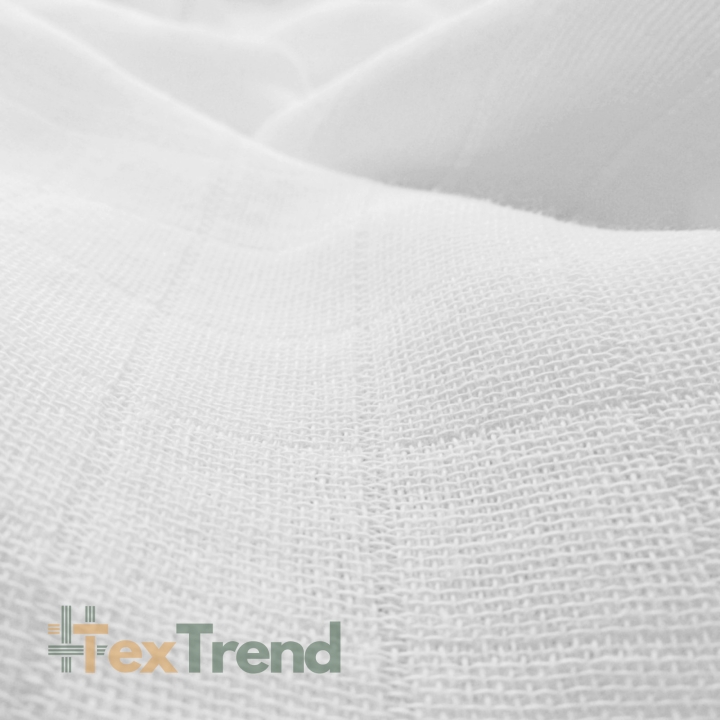 Baumwoll Mullstoff - weiß