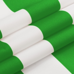 Wasserdichter Stoff / Outdoorstoff – strapazierfähig –  grüne Streifen