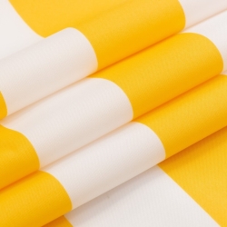 Wasserdichter Stoff / Outdoorstoff – strapazierfähig –  gelbe Streifen