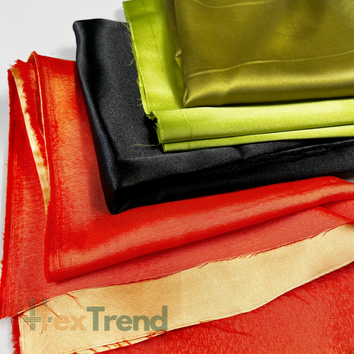 Satin / doppelseitiges Taft MIX Reste, Endstücke - 0,5 kg