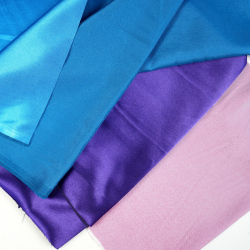 Satin / doppelseitiges Taft MIX Reste, Endstücke - 0,5 kg