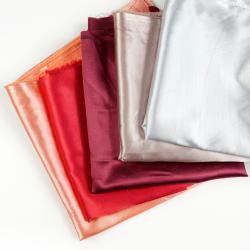 Satin mit Lycra MIX Reste, Endstücke - 0,5 kg