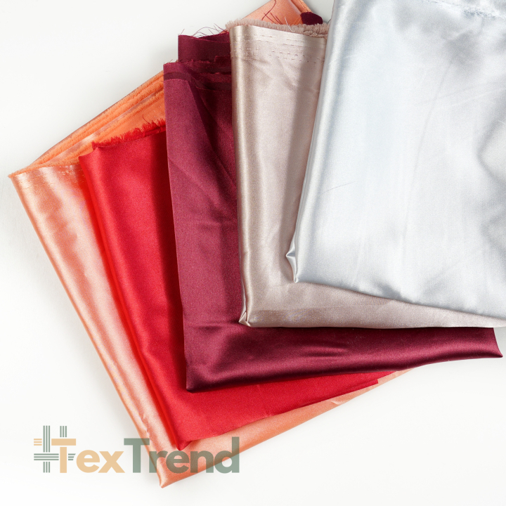 Satin mit Lycra MIX Reste, Endstücke - 0,5 kg