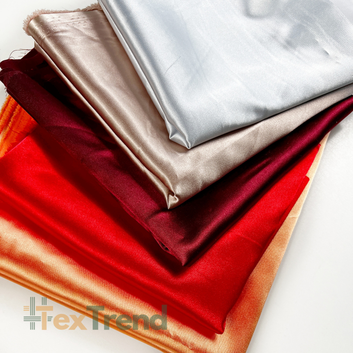 Satin mit Lycra MIX Reste, Endstücke - 0,5 kg