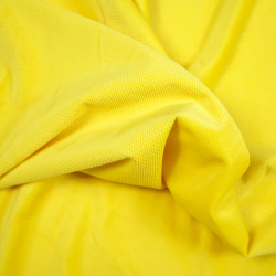 Glattes Samt gelb (kanariengelb)  