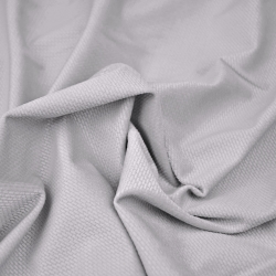 Velours glatt hellgrau (Gray)  