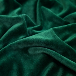 Minky Stoff / Minky Fleece – glatt – Flaschengrün (Green Bottle)
