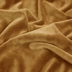 Minky Stoff / Minky Fleece – glatt – Rohrzucker (Brown Sugar)