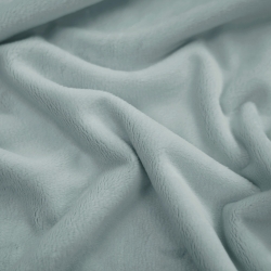 Minky Stoff / Minky Fleece – glatt – tauben grau (High Rise)