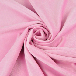 Velours glatt hellrosa (Candy Pink)  