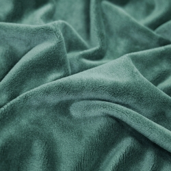 Minky Stoff / Minky Fleece – glatt – salbeigrün (Jadeite)