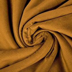 Velvet einfarbig dunkel senfgelb (Chai Tea)  